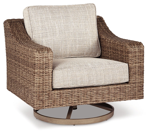 Beachcroft Outdoor Sofa and 2 Lounge Chairs with Coffee Table and 2 End Tables