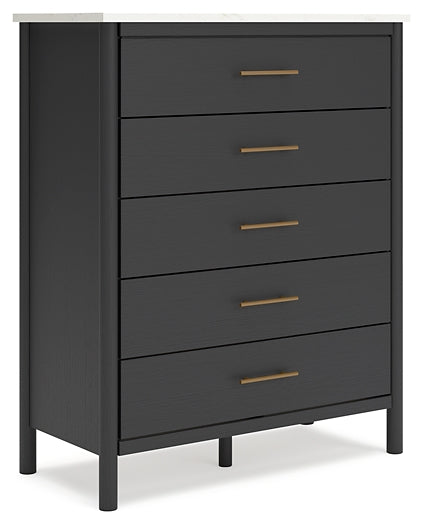 Queen Upholstered Panel Bed with Mirrored Dresser and Chest