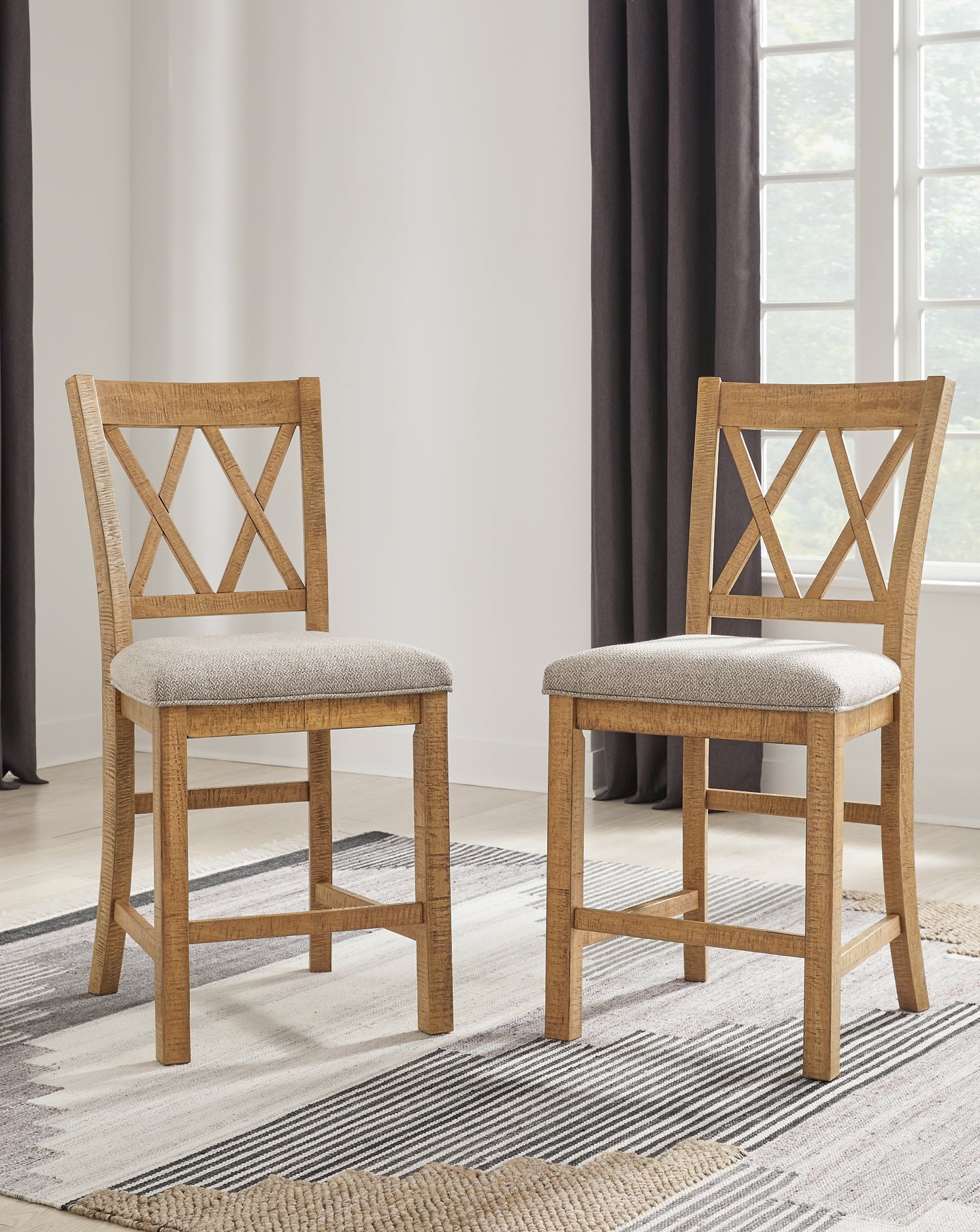 Havonplane Counter Height Dining Table and 10 Barstools