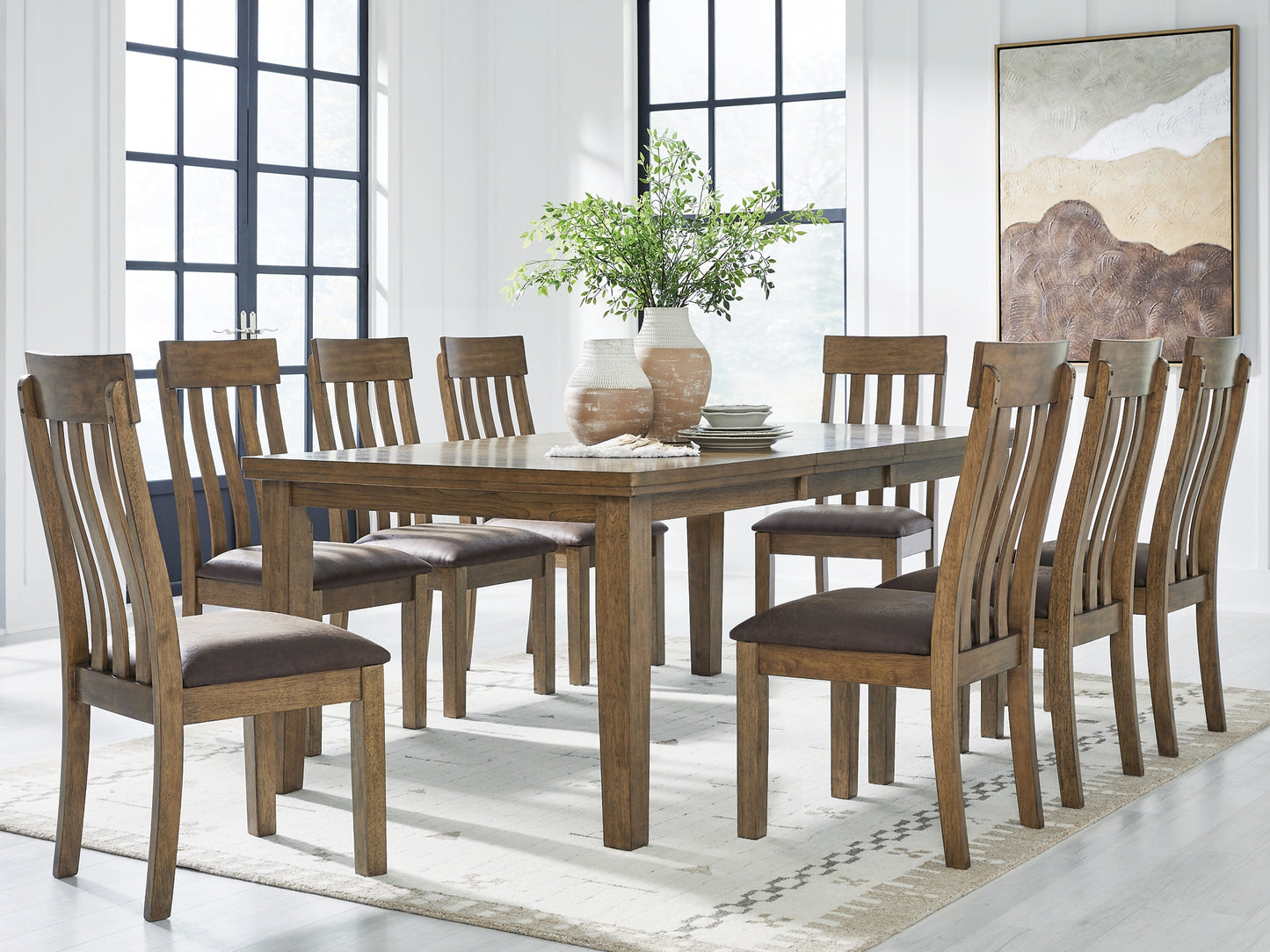 Urbinforte Dining Table and 8 Chairs