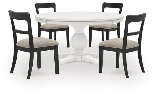 Greddinton Dining Table and 4 Chairs