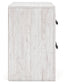 Cayboni Full Panel Bed with Mirrored Dresser and Nightstand