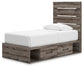 Graystorm  Panel Bed With Storage