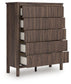 Pamytta Five Drawer Wide Chest