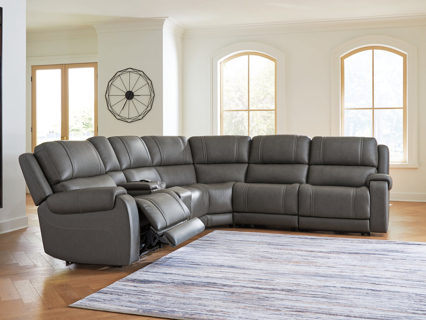 5Z - Pittson 6-Piece Power Reclining Sectional