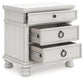 Rowlenstown King Poster Bed, Dresser, Mirror and Nightstand