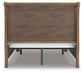 Feddinger Queen Storage Sleigh Bed with Mirrored Dresser, Chest and Nightstand