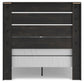 Delmorta Full Panel Bed, Dresser and Mirror
