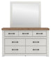 Savonport Queen Panel Bed with Storage. Dresser, Mirror and Nightstand