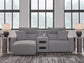 Modmax II 3-Piece Power Reclining Sectional with Chaise and Audio Console