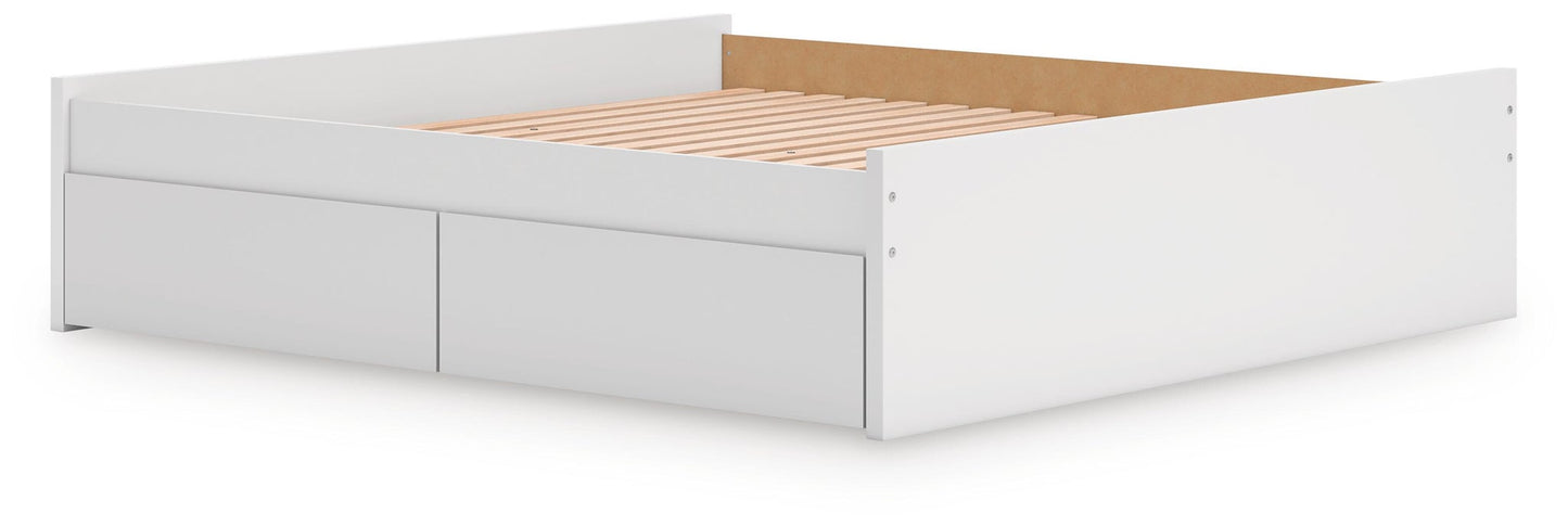 Onita King Platform Bed with 2 Side Storage