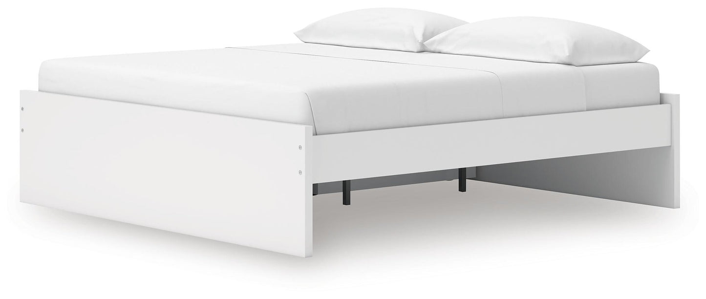 Onita King Platform Bed with 1 Side Storage