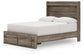 Elbrim Full Panel Storage Bed