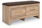 Kinlanni Bedroom UPH Storage Bench