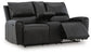 Glossmore DBL Rec Loveseat w/Console