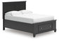 Lanolee Full Panel Storage Bed