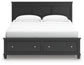 Lanolee King Panel Storage Bed