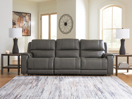 5Z - Pittson 3-Piece Power Sectional Reclining Sofa