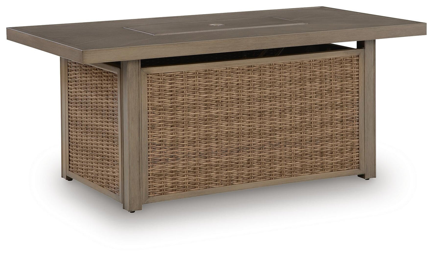 Laguna Heights Rectangular Fire Pit Table
