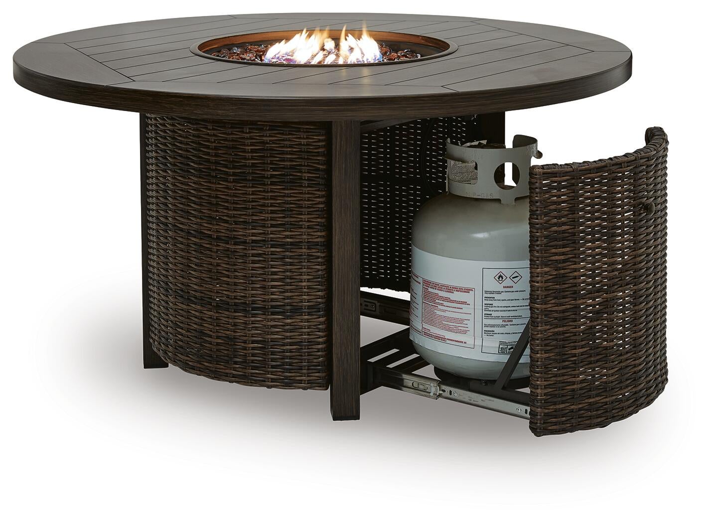 Monterey Point Round Fire Pit Table