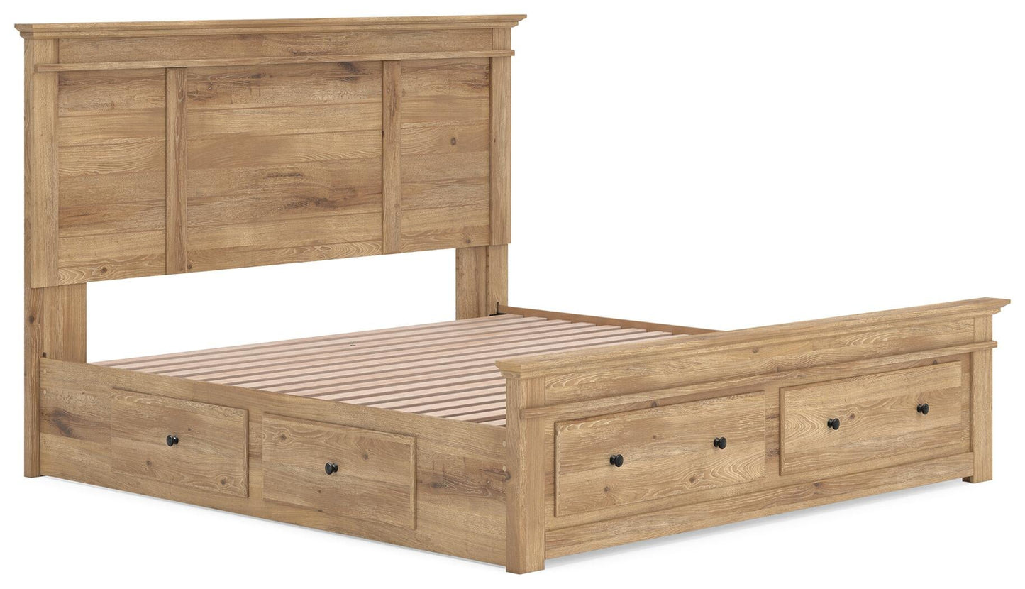 Makidern King Panel Storage Bed