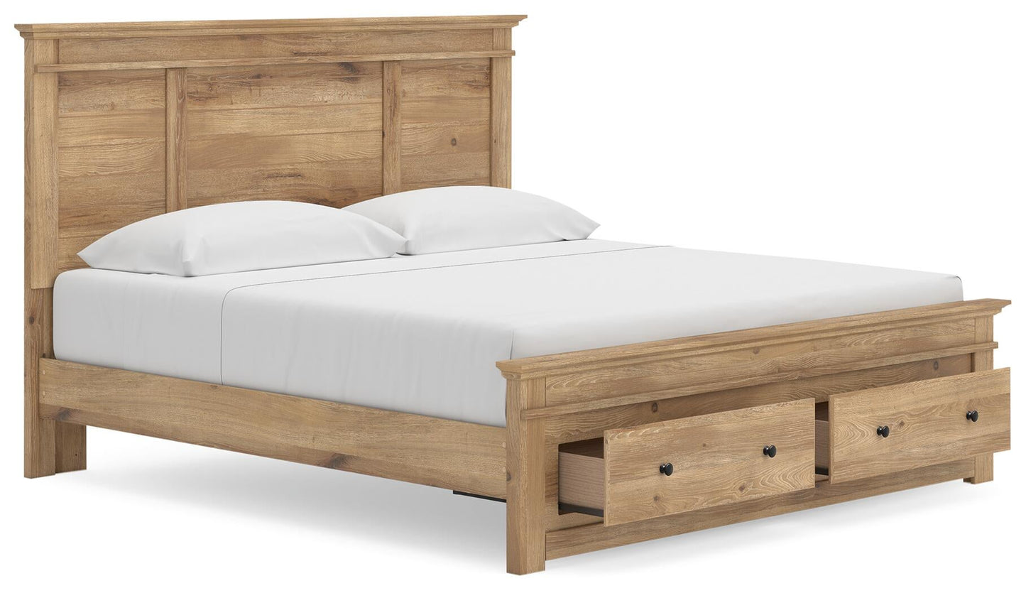 Makidern King Panel Storage Bed