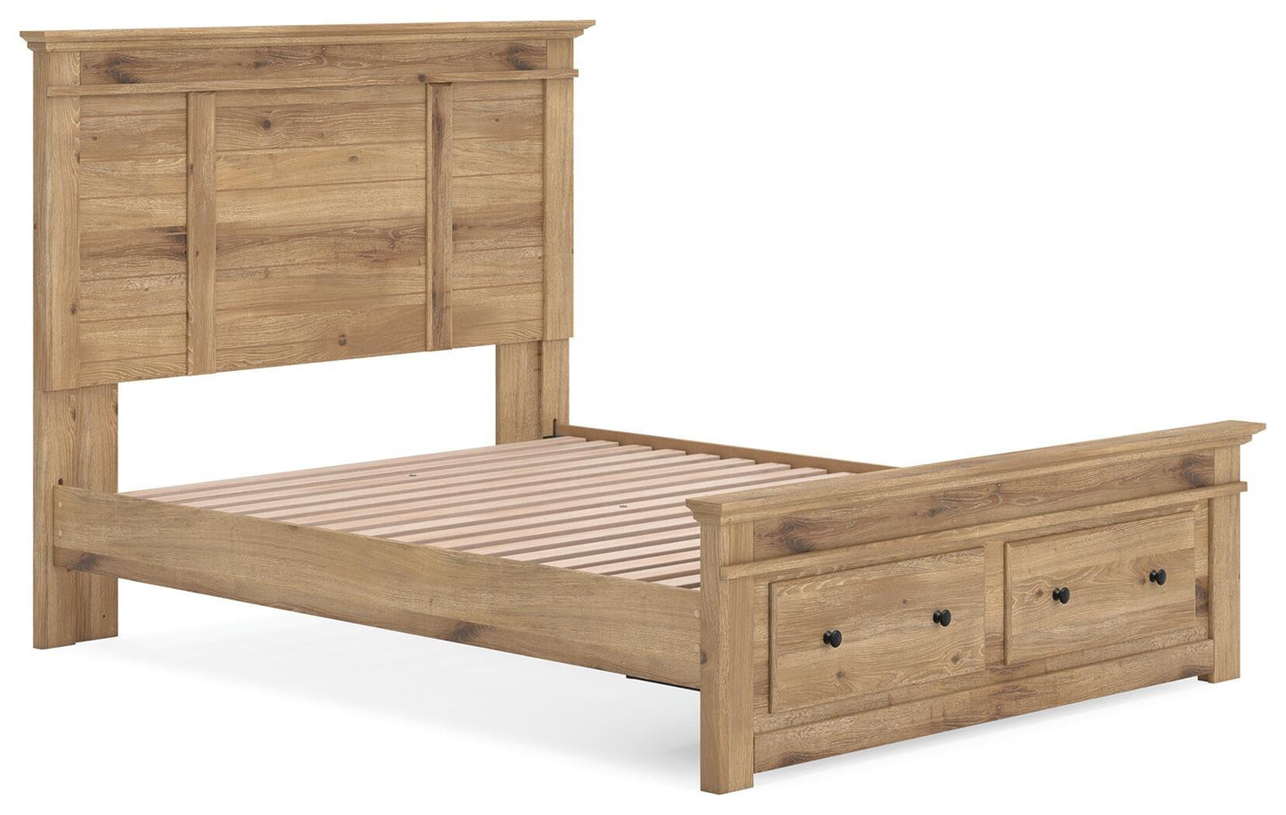 Makidern Queen Panel Storage Bed