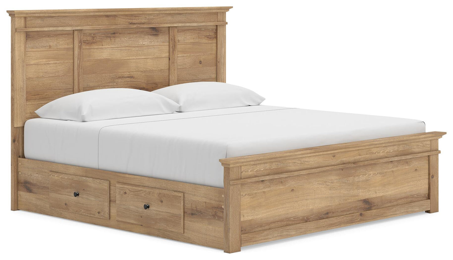 Makidern King Panel Storage Bed