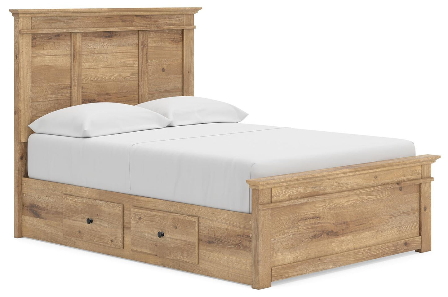 Makidern Full Panel Storage Bed