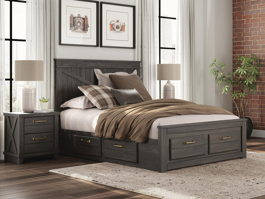 Vonitta Bay Queen Panel Storage Bed