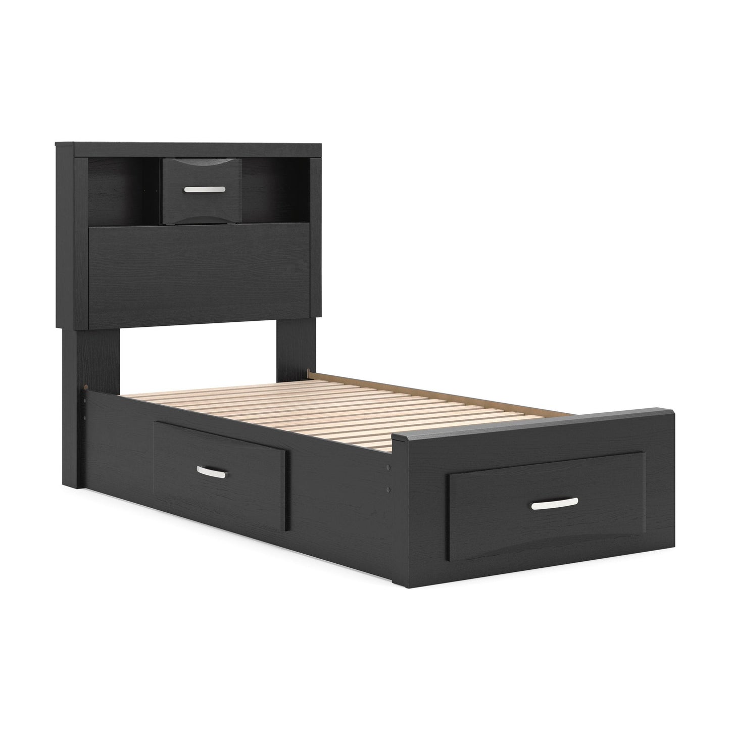 Stabotta Twin Bookcase Storage Bed