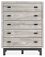 Vessalli Queen Panel Headboard with Mirrored Dresser, Chest and Nightstand