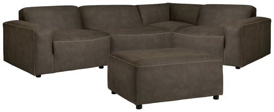 Allena 4-Piece Sectional with Ottoman
