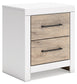 Charbitt Twin Panel Bed with Mirrored Dresser, Chest and 2 Nightstands